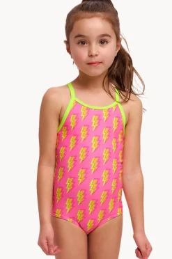 One Pieces|Funkita Girls Stunner One Piece Pink/yellow