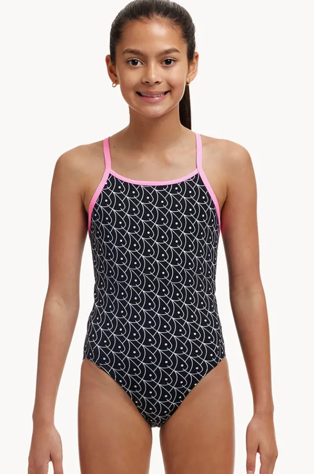 One Pieces|Funkita Girls Diamond Back One Piece Summer fish