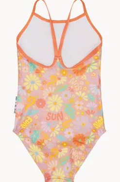 One Pieces|Babes In The Shade Girls Sunny Girl One Piece Orange/pink