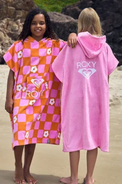 Towel Robes & Ponchos|Towel Robes & Ponchos|Roxy Girls Sunny Joy Hooded Towel