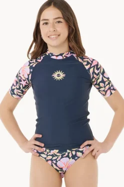 Rashies & Sunsuits|Rip Curl Girls Sunset Skies 3 Piece Set Navy