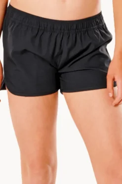 Boardshorts|Rip Curl Girls Surf Essentials 3" Boardshort Black