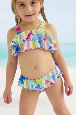 Bikini Sets|Seafolly Girls Girls Surrealism Frill Crop Set Multi
