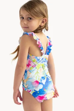 One Pieces|Seafolly Girls Girls Surrealism Frill One Piece Multi
