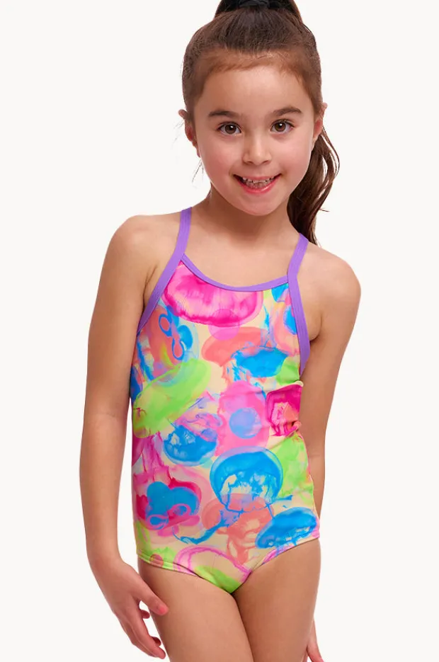One Pieces|Funkita Girls Sweet Sting One Piece Purple/multi