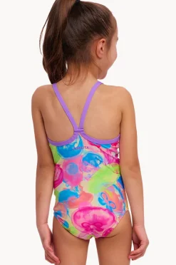 One Pieces|Funkita Girls Sweet Sting One Piece Purple/multi