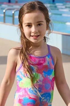One Pieces|Funkita Girls Sweet Sting One Piece Purple/multi