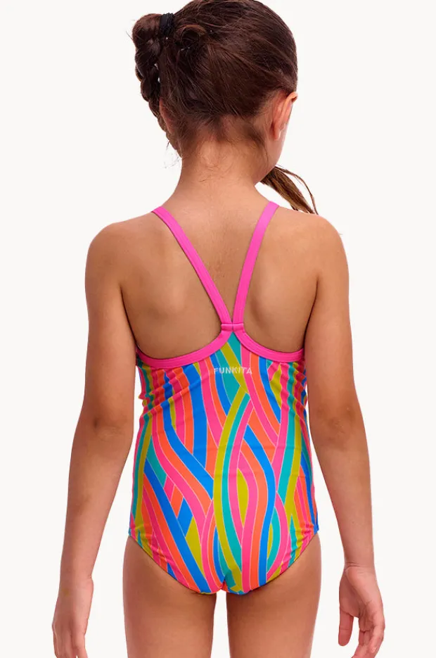 One Pieces|Funkita Girls Swirly Straws One Piece Multi