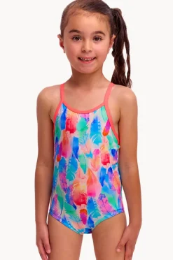 One Pieces|Funkita Girls Tickle Pink One Piece Blue/natural