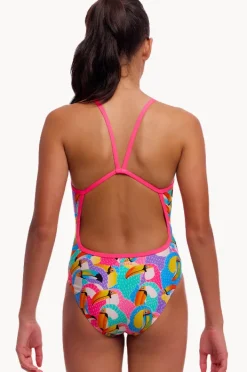 One Pieces|Funkita Girls Tou By Tou Single Strap One Piece Multi