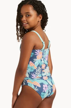 Tankini Sets|Roxy Girls Tropical Active Tankini Set Indigo
