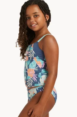 Tankini Sets|Roxy Girls Tropical Active Tankini Set Indigo