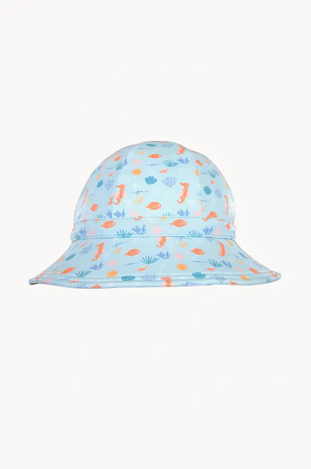 Hats|Acorn Girls Tropical Reef Swim Hat Aqua