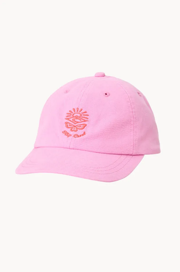 Hats|Rip Curl Girls Washed Twill Cap Taffy pink