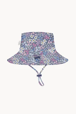 Hats|Toshi Girls Wattle Paradise Swim Sunhat Dusk