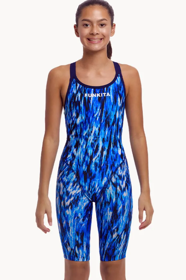 Legsuits|Funkita Girls Wing Streak Fast Legs One Piece Blue