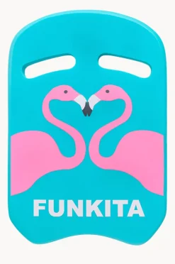 Kickboards|Funkita Go Flamingo Kickboard Teal/pink
