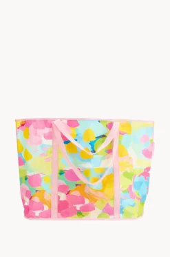 Beach Bags|Bags|Annabel Trends Good Vibes Jumbo Beach Bag Pink/multi