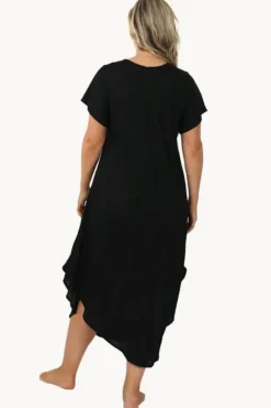 Dresses|Bodacious Great Harbour Cap Sleeve Dress Black