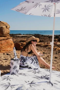 Picnic Vibes|Good Vibes Havana Picnic Mat White/black