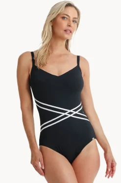 One Pieces|Jantzen Heritage Classics F/G Cup Taping One Piece BLACK