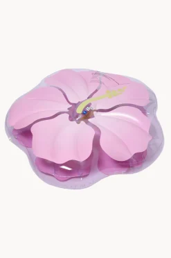 Pool Inflatables|Sunny Life Hibiscus Luxe Lie On Float Lilac