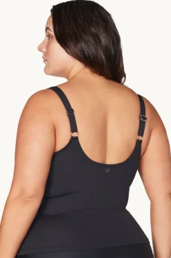 Tankini Tops|Artesands Hues Delacroix Singlet Black