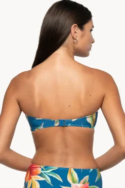Bikini Tops|Nip Tuck Hula Hula Jacinta D/dd Bandeau Blue