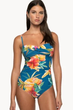 One Pieces|Nip Tuck Hula Hula Jacinta One Piece Blue