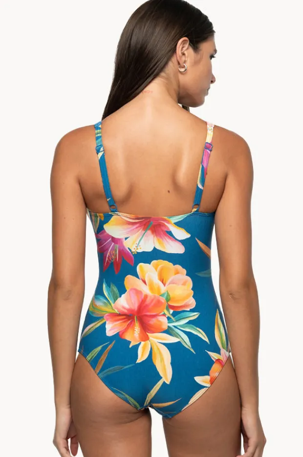 One Pieces|Nip Tuck Hula Hula Louise One Piece Blue