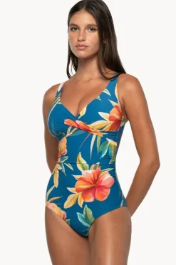 One Pieces|Nip Tuck Hula Hula Louise One Piece Blue