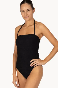 One Pieces|Baku Ibiza Bandeau One Piece Black