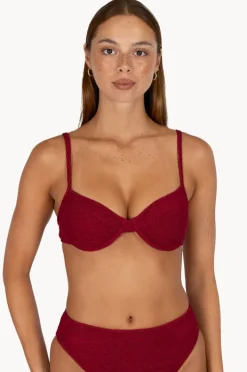 Bikini Tops|Baku Ibiza B/C Cup Underwire Bra Scarlet