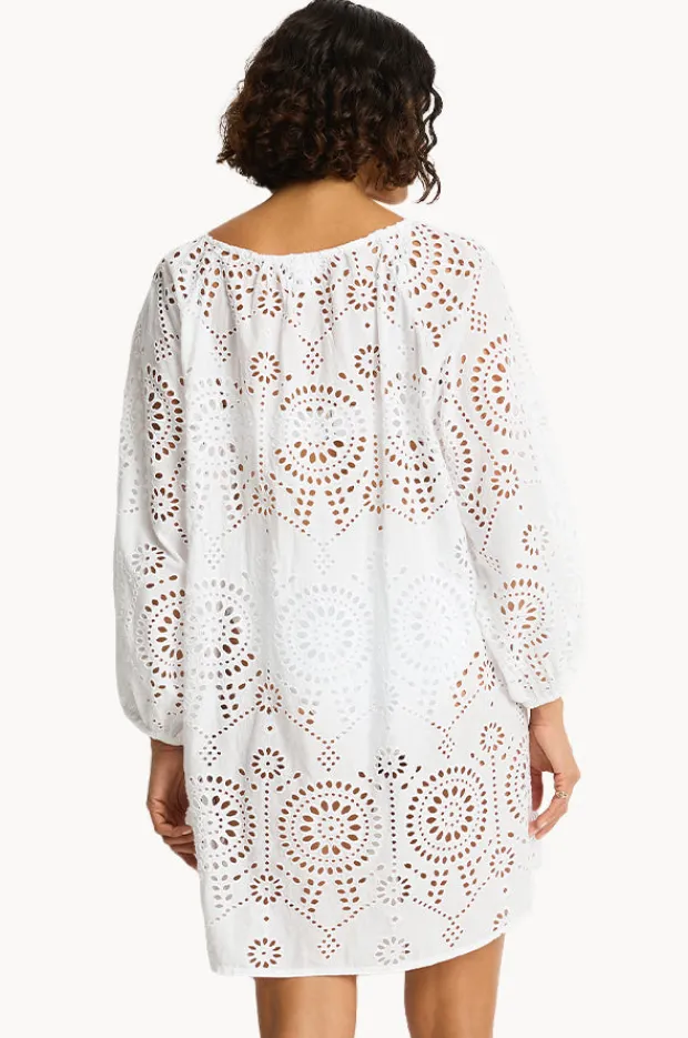Dresses|Sea Level Ibiza Boho Short Dress White