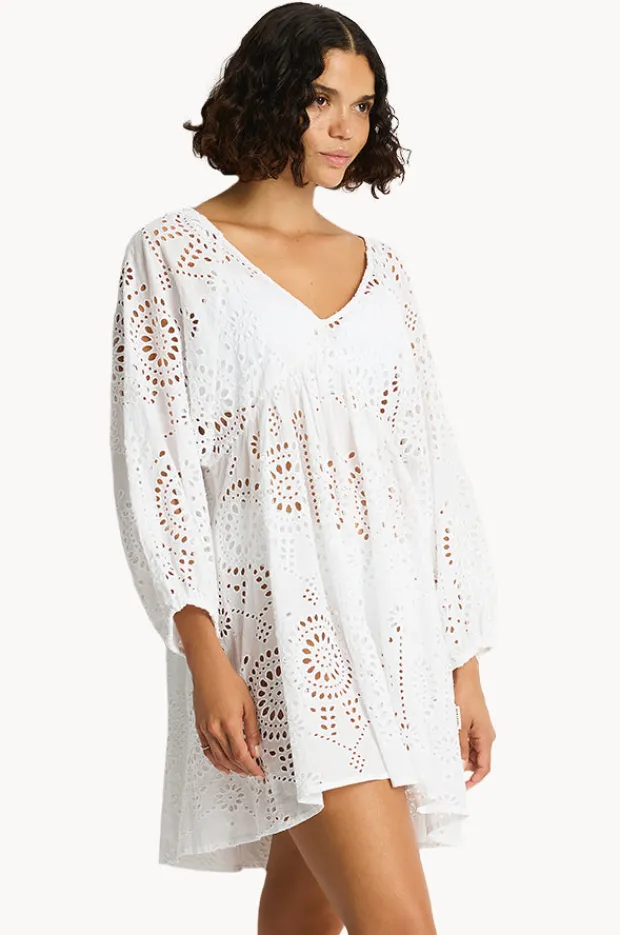 Dresses|Sea Level Ibiza Boho Short Dress White