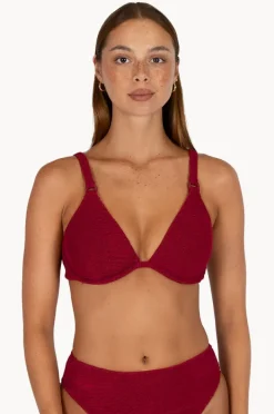 Bikini Tops|Baku Ibiza D/DD Cup Underwire Tri Scarlet