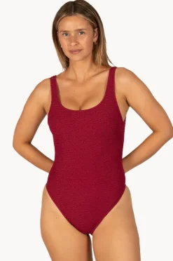 One Pieces|Baku Ibiza Low Back One Piece Scarlet