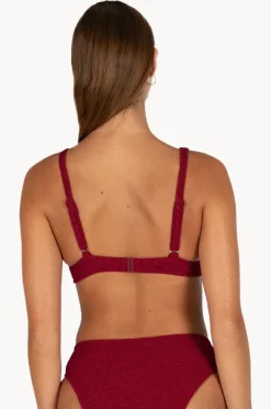 Bikini Tops|Baku Ibiza Ring Front Bra Scarlet