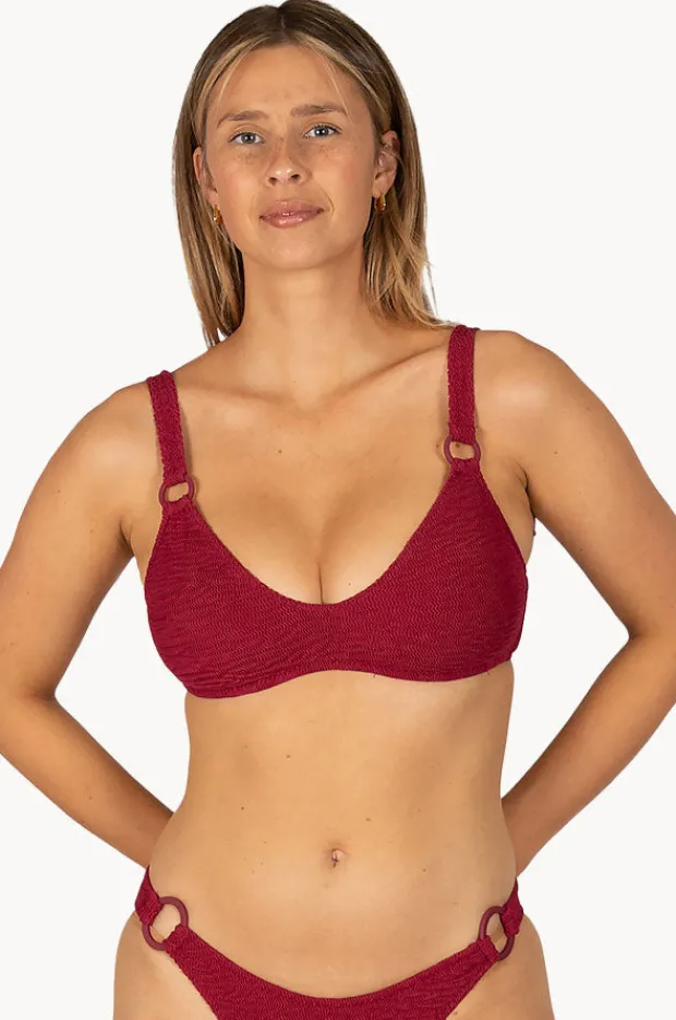 Bikini Tops|Baku Ibiza Scoop Bralette Scarlet