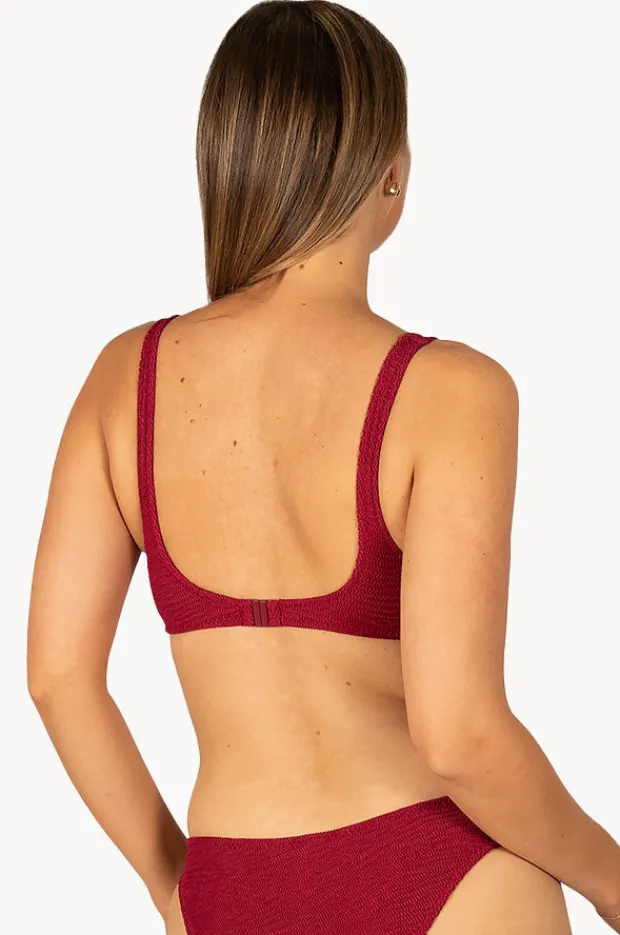 Bikini Tops|Baku Ibiza Scoop Bralette Scarlet