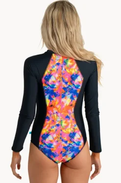 Rashies & Sunsuits|Salty Ink Sunset Long Sleeve Sunsuit Ibiza