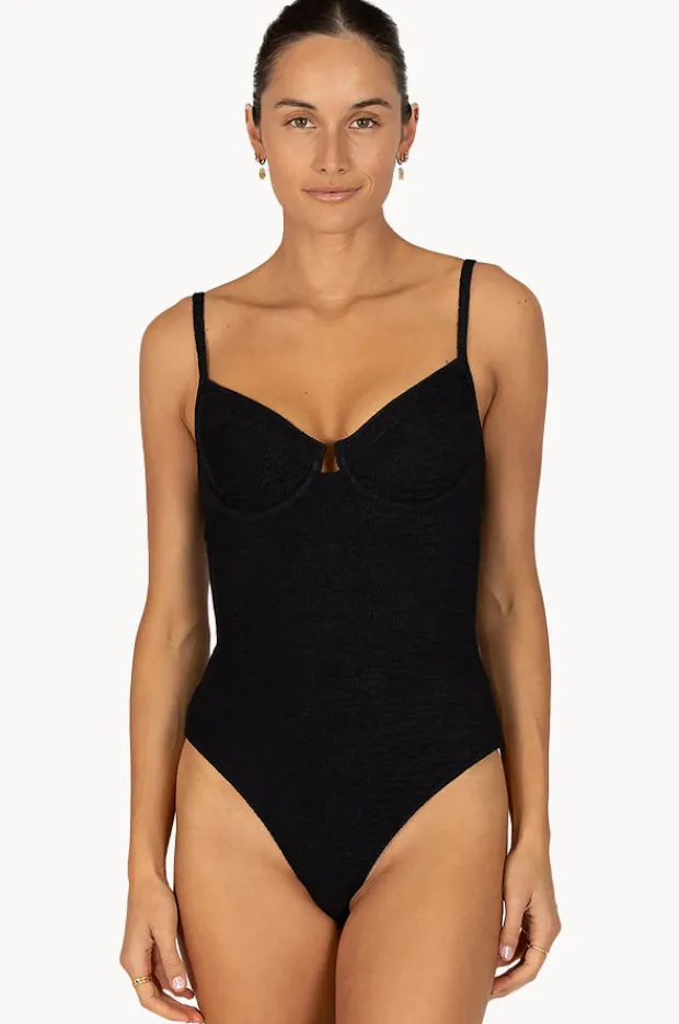One Pieces|Baku Ibiza Underwire Balconette One Piece Black