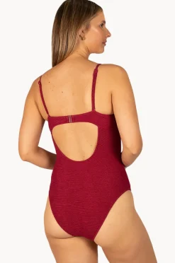 One Pieces|Baku Ibiza Underwire Balconette One Piece Scarlet