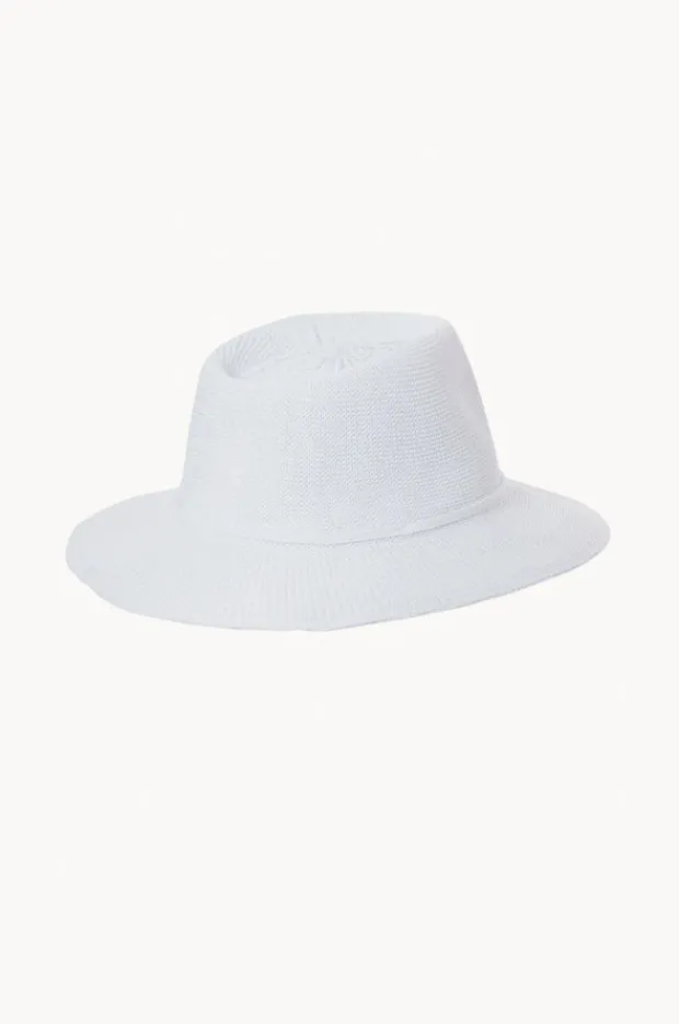 Headwear|Cancer Council Australia Jacqui Knit Fedora White