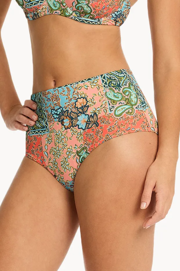 Bottoms|Sea Level Java High Waist Pant Coral