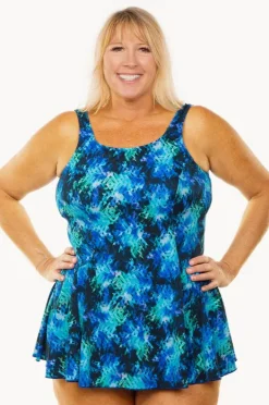 One Pieces|T.h.e. Swimwear Jazzy Jewels Swim Dress + Blue