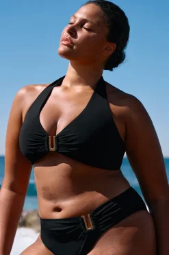 Bikini Tops|Jets et D/DD Cup Halter Black