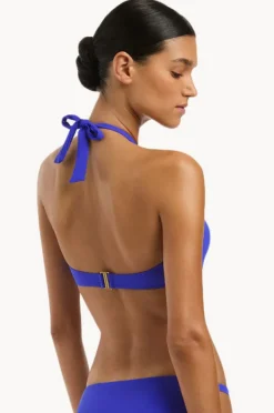 Bikini Tops|Jets et Halter Gather Top Sapphire