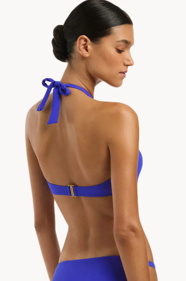 Bikini Tops|Jets et Halter Gather Top Sapphire