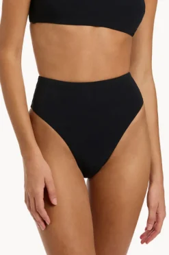 Bottoms|Jets et High Waist High Leg Pant BLACK